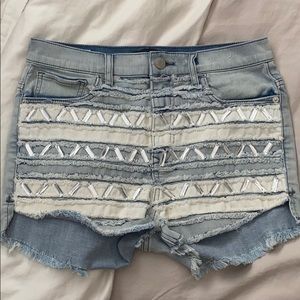 Bedazzled Jean Shorts